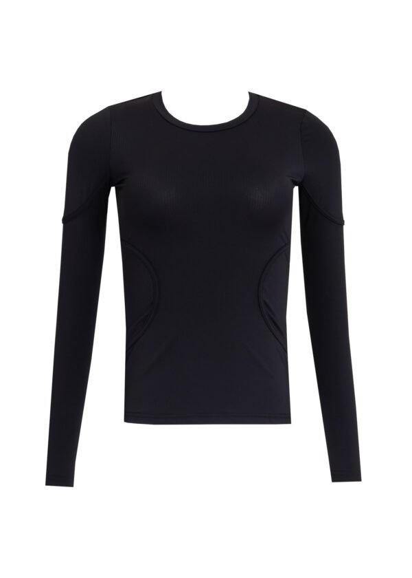 Black Stitched Sport Tee - Image 2