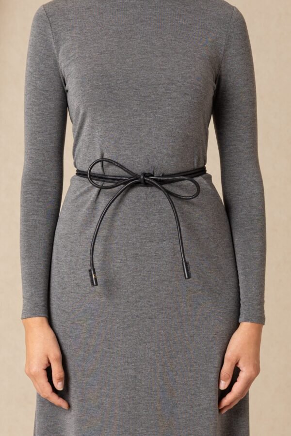 belts.jpg Black Rope Belt